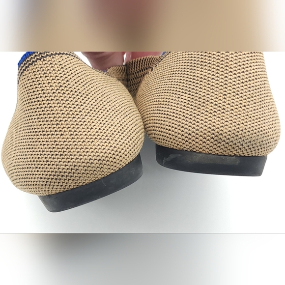 Rothy's THE POINT Pointed Toe Flats Limited Edition DUNE CAP TOE Size 8.5 - Picture 7 of 8